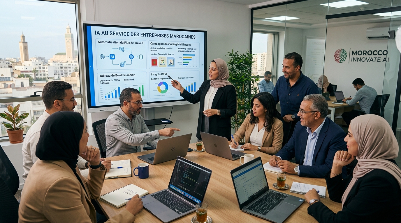 Quand une session de 30 minutes en réclame le double : L’IA au service des entreprises marocaines avec AI4Morocco