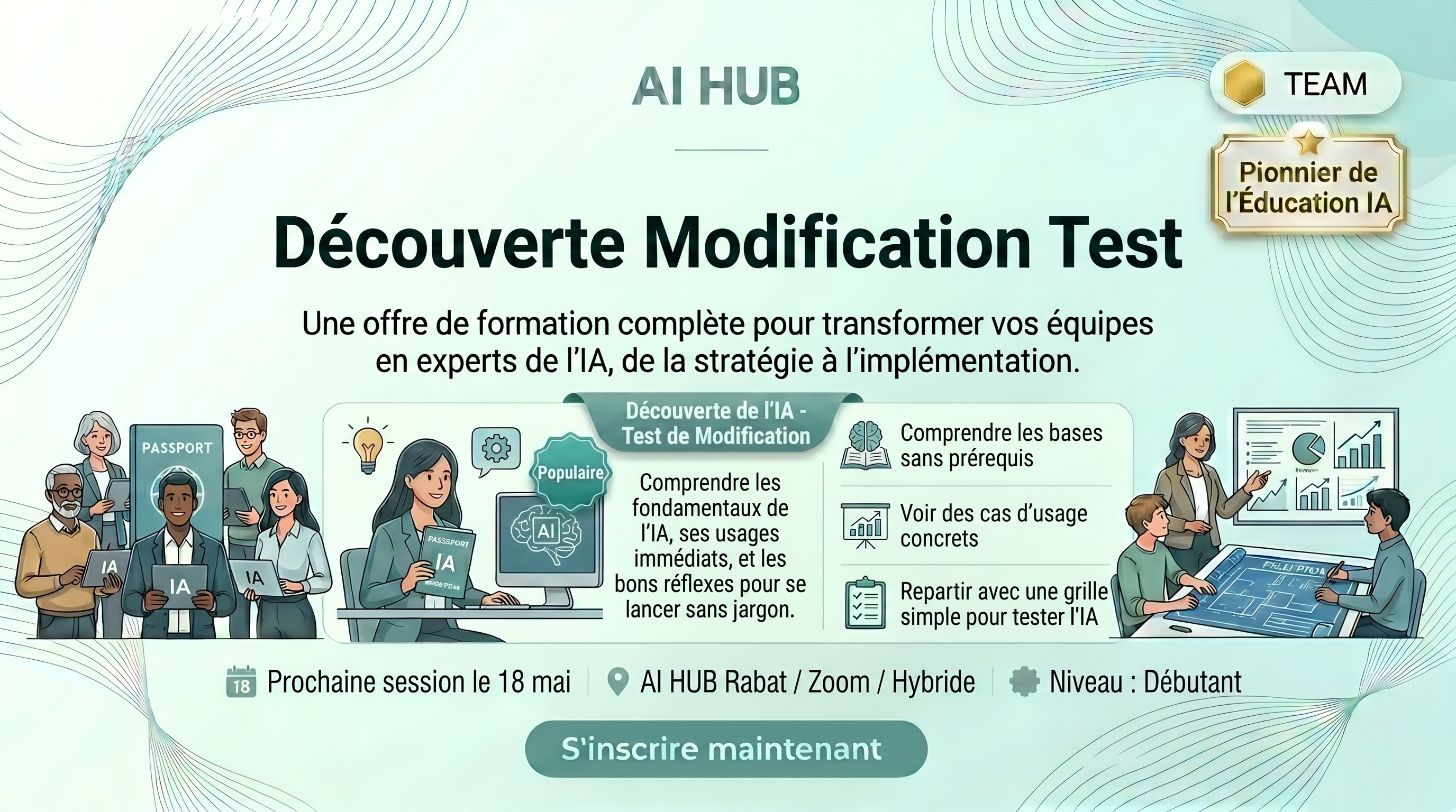 IA Découverte Test de modification